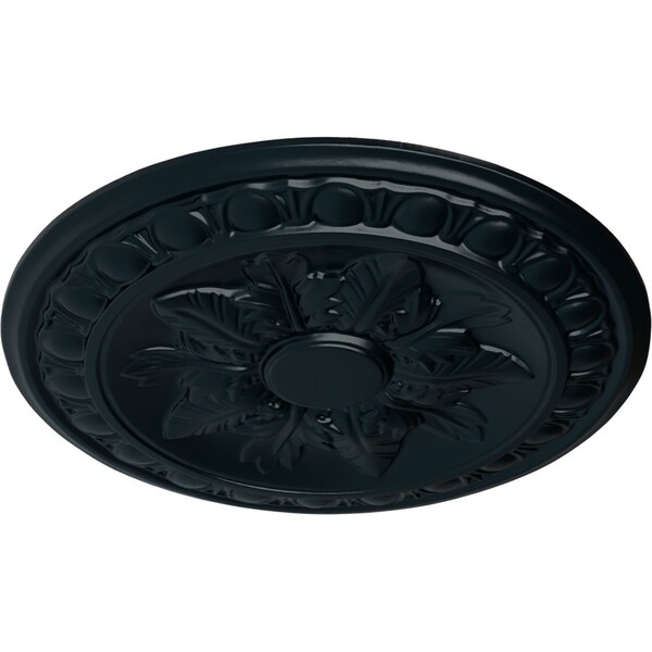 Exeter Ceiling Medallion (Fits Canopies Up To 3 1/8), Hand-Painted Night Shade, 17 3/4OD X 1 1/8P